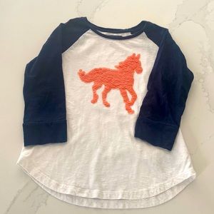 Gap girls sequin horse tee